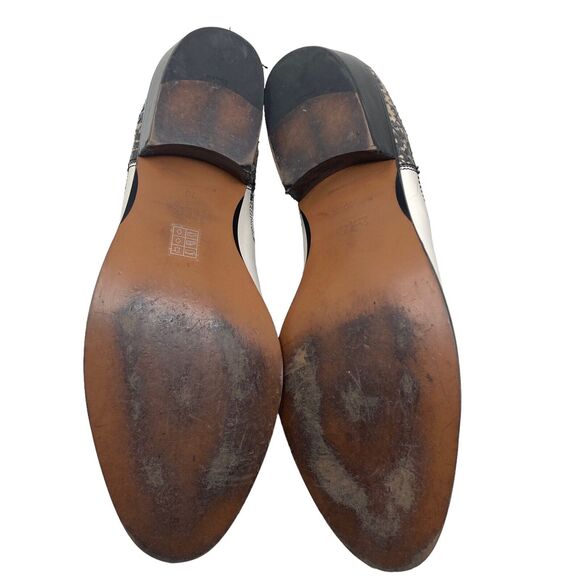 Coach Devin Leather and Snake Print Booties Womens 10B White - Picture 6 of 12